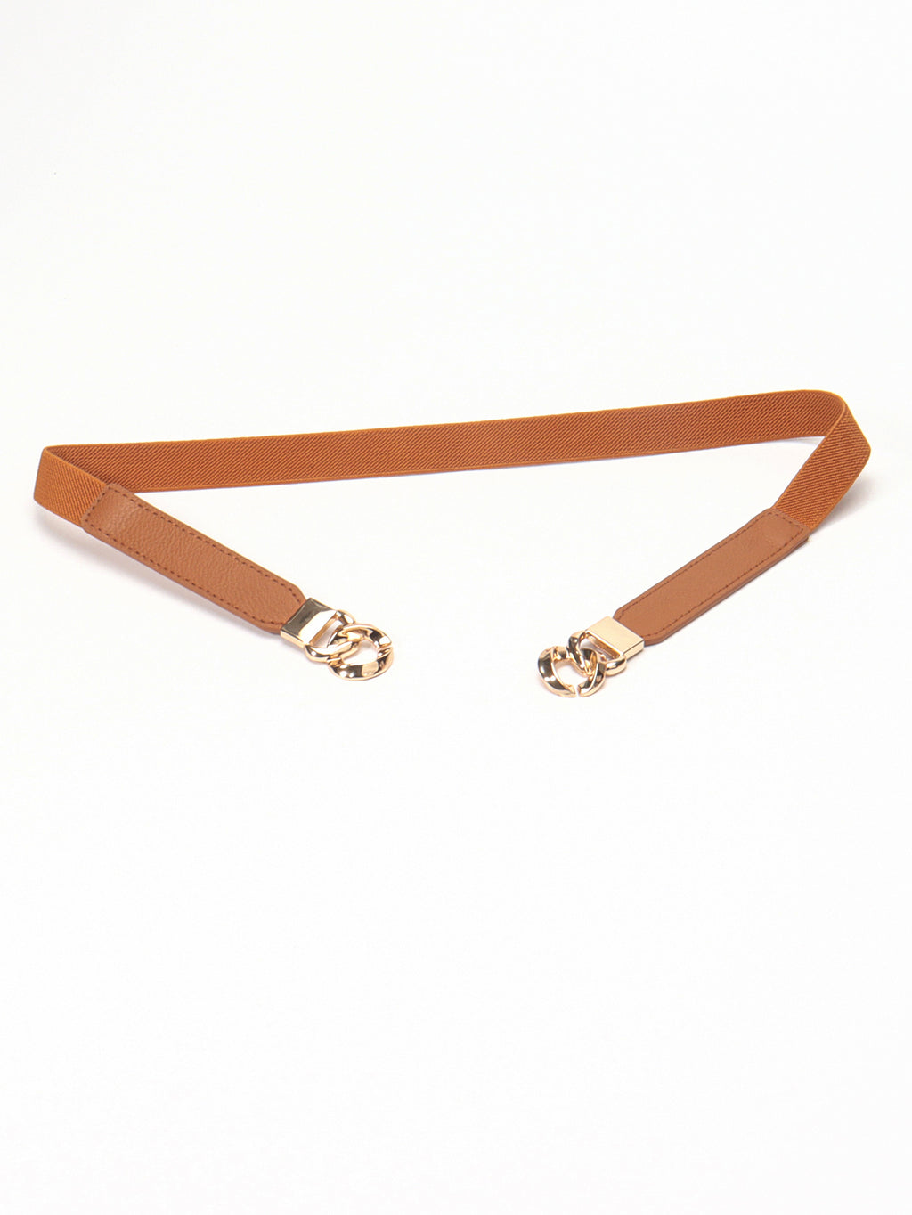 Buy Zinc Alloy Buckle Elastic PU Belt by Faz
