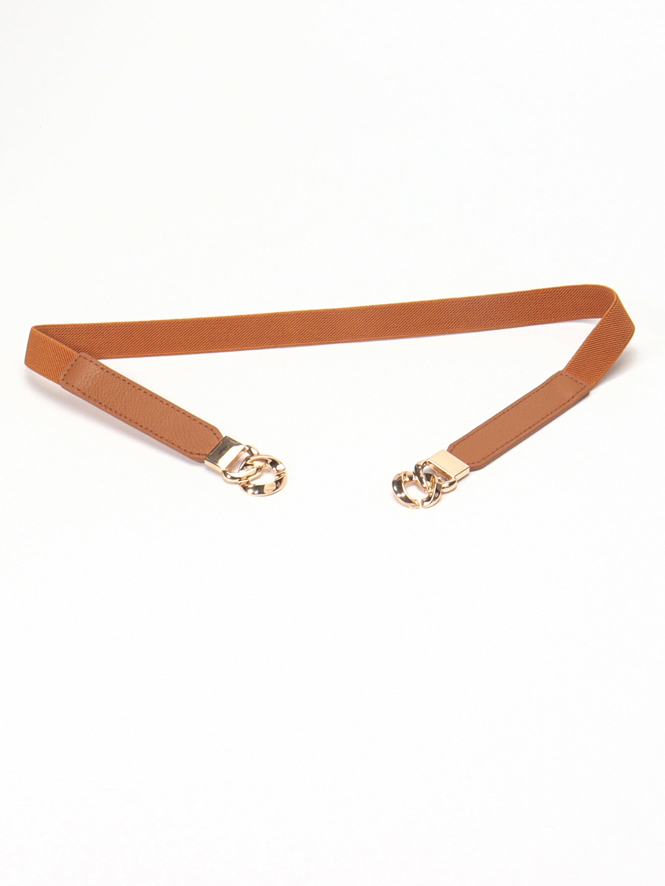 Buy Zinc Alloy Buckle Elastic PU Belt by Faz