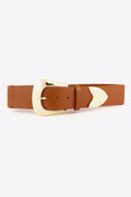 Buy Elastic Wide PU Belt by Faz