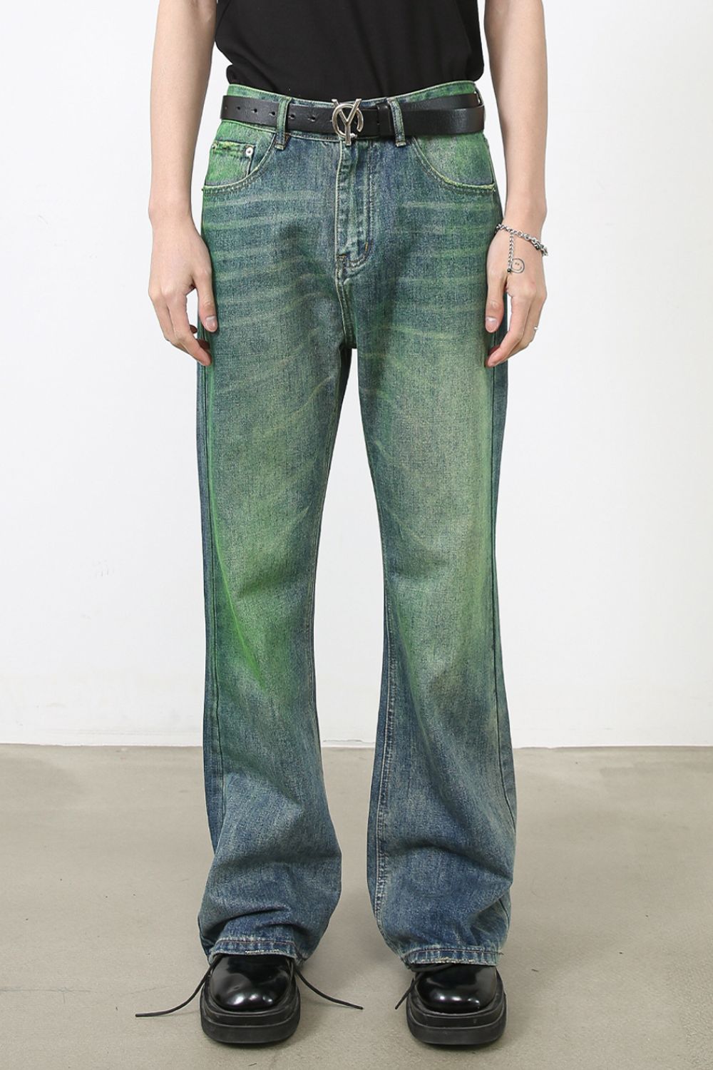 Buy Men's Bootcut Jeans with Pockets by Faz