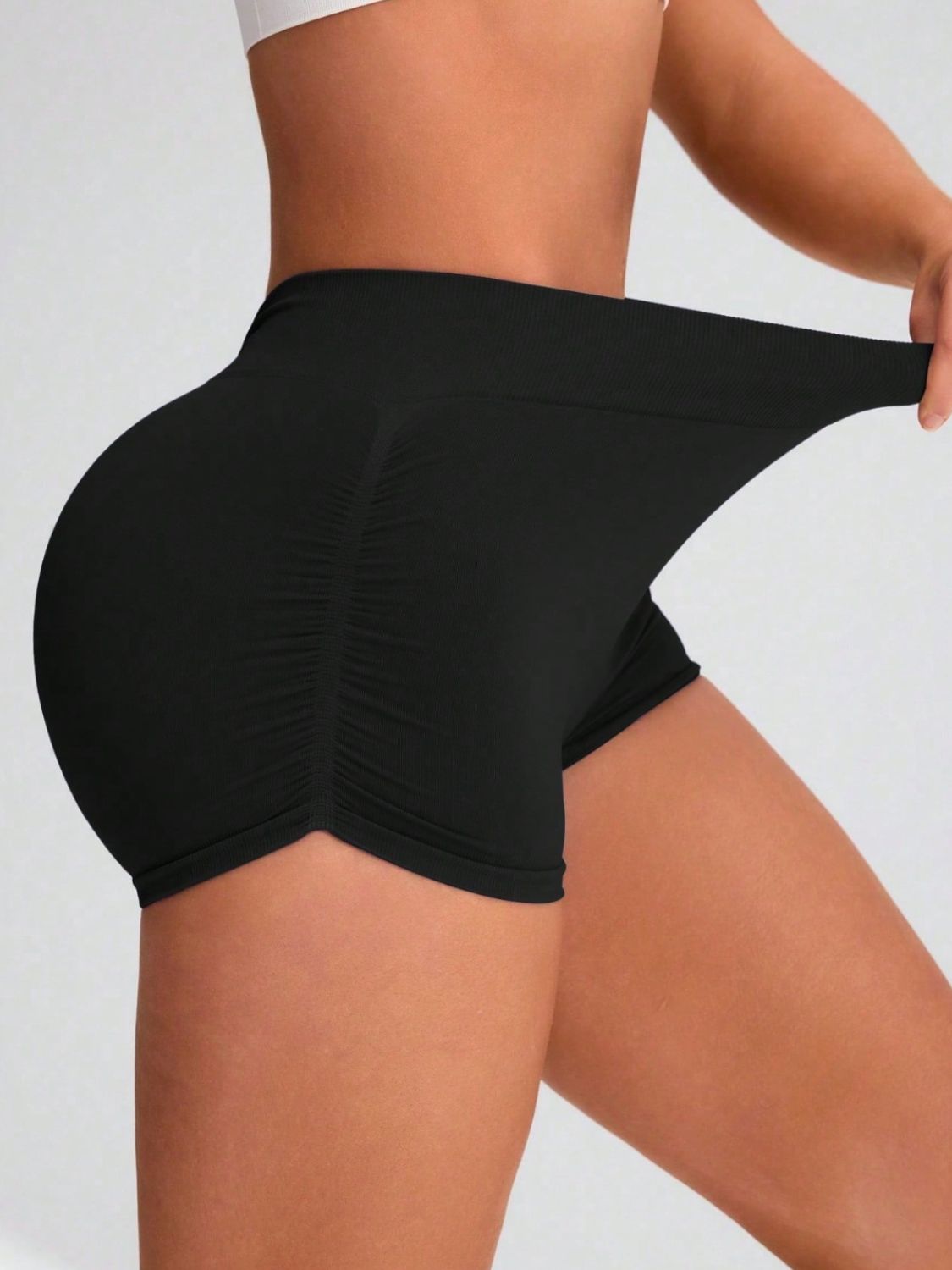 Buy Elastic Waist Active Shorts by Faz