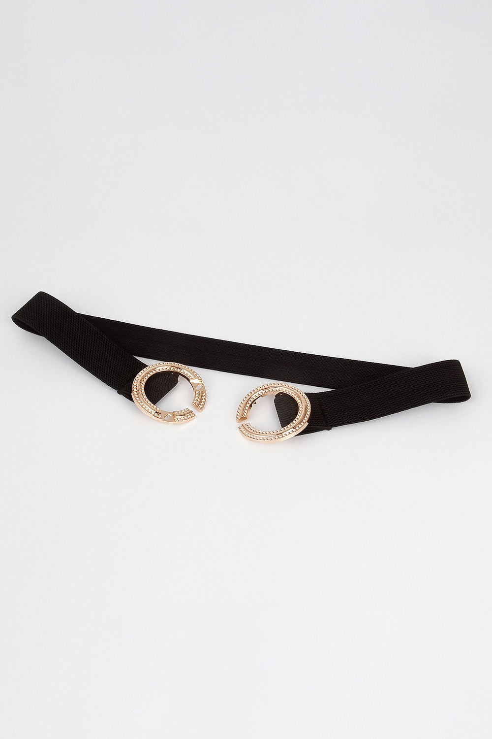Buy Double Hoop Buckle Elastic Belt by Faz
