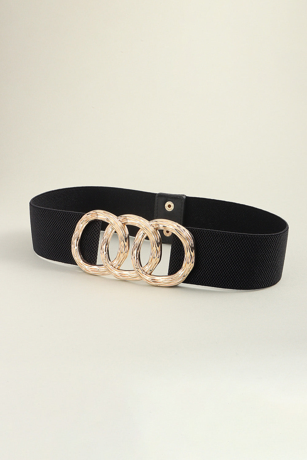 Buy Zinc Alloy Buckle Elastic Wide Belt by Faz