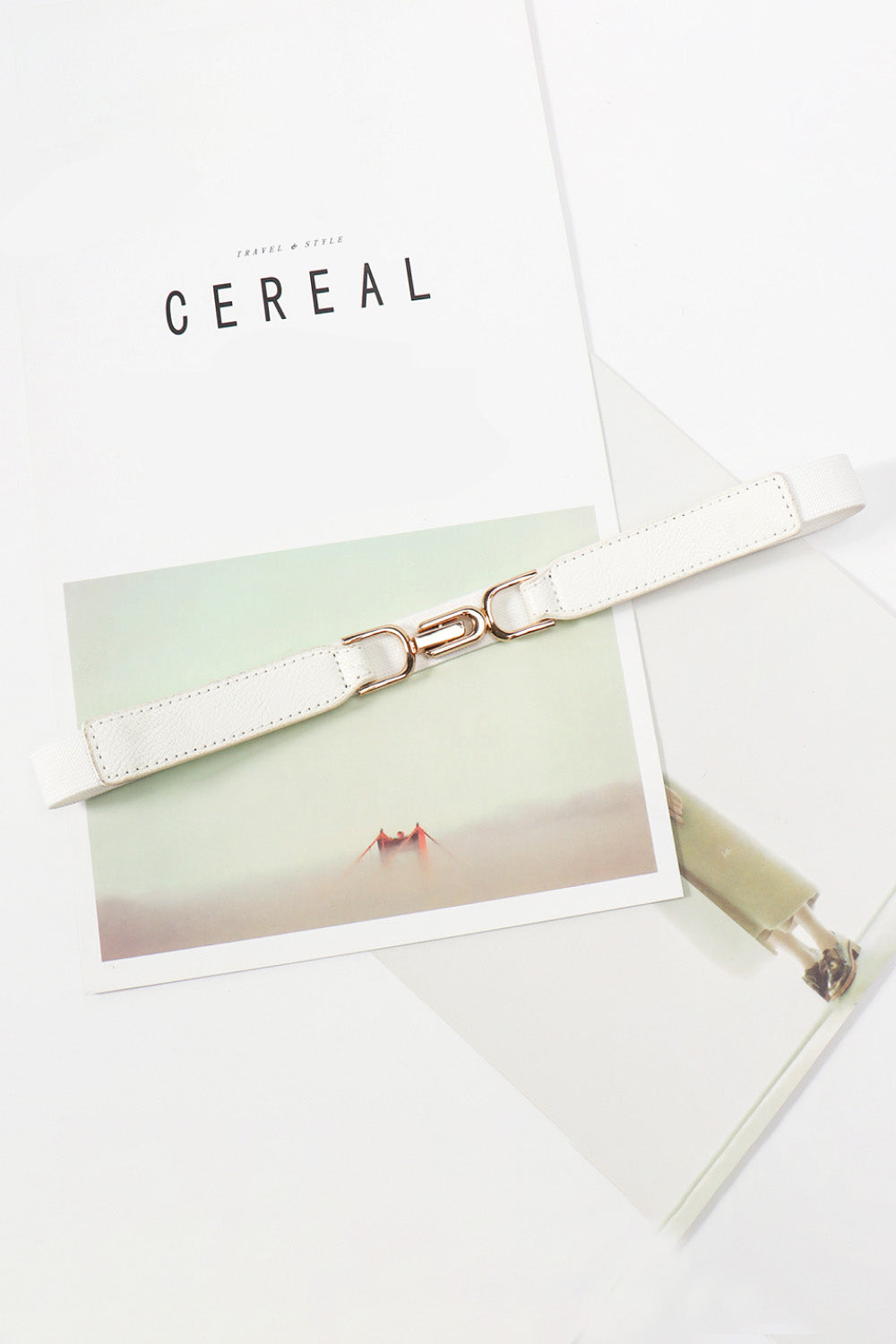 Buy Alloy Buckle Elastic Belt by Faz