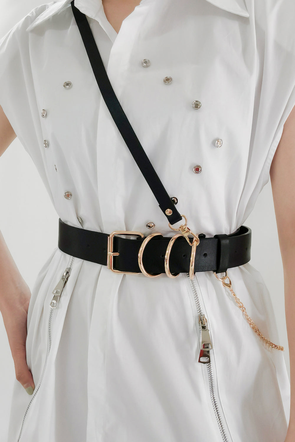 Buy Punk PU Belt by Faz
