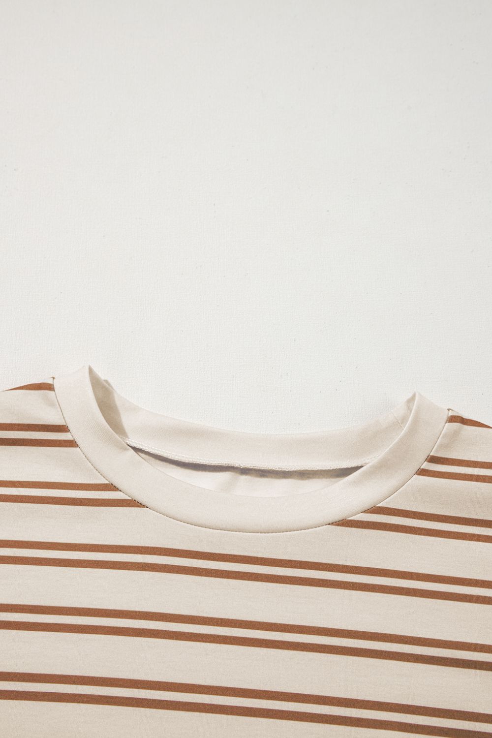 Buy Stripe Round Neck Sleeveless Pocketed Mini Dress by Faz