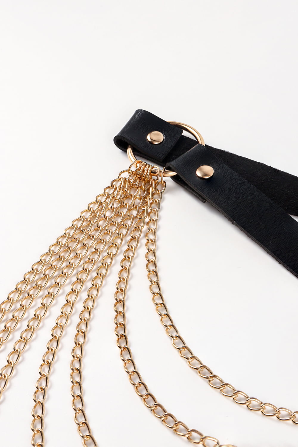 Buy PU Belt with Chain by Faz