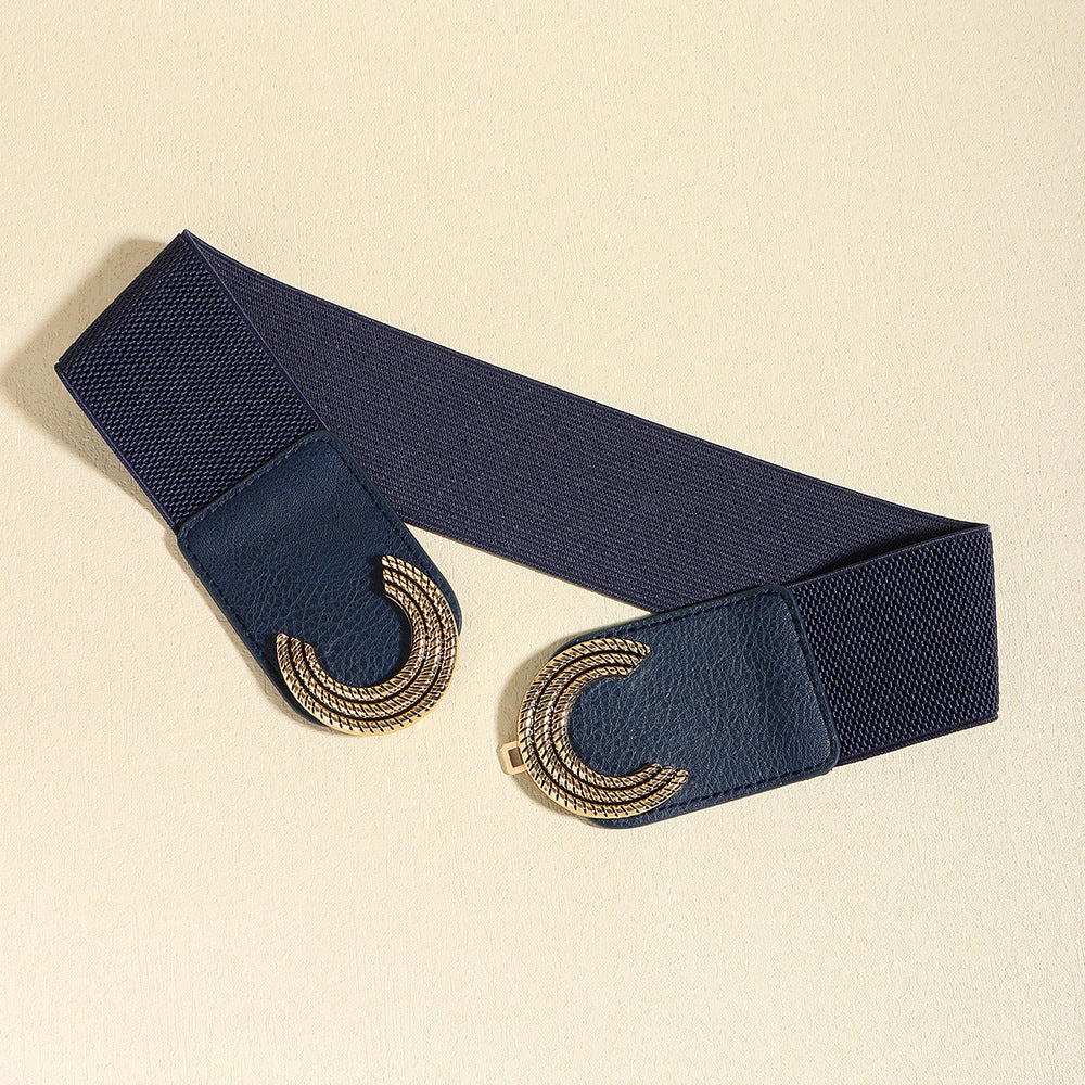 Buy Double C Buckle Elastic Belt by Faz