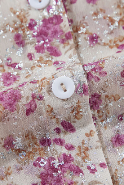 Buy Printed Collared Neck Long Sleeve Shirt by SYNZ