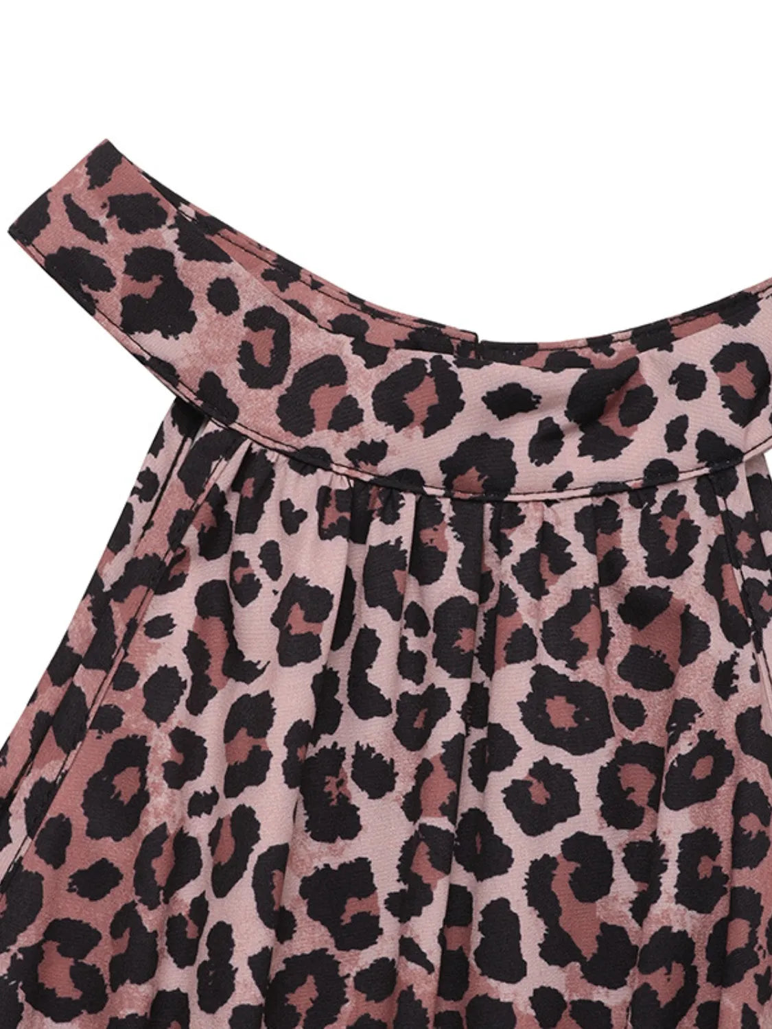 Buy Butterfly Leopard Grecian Neck Maxi Dress by Faz