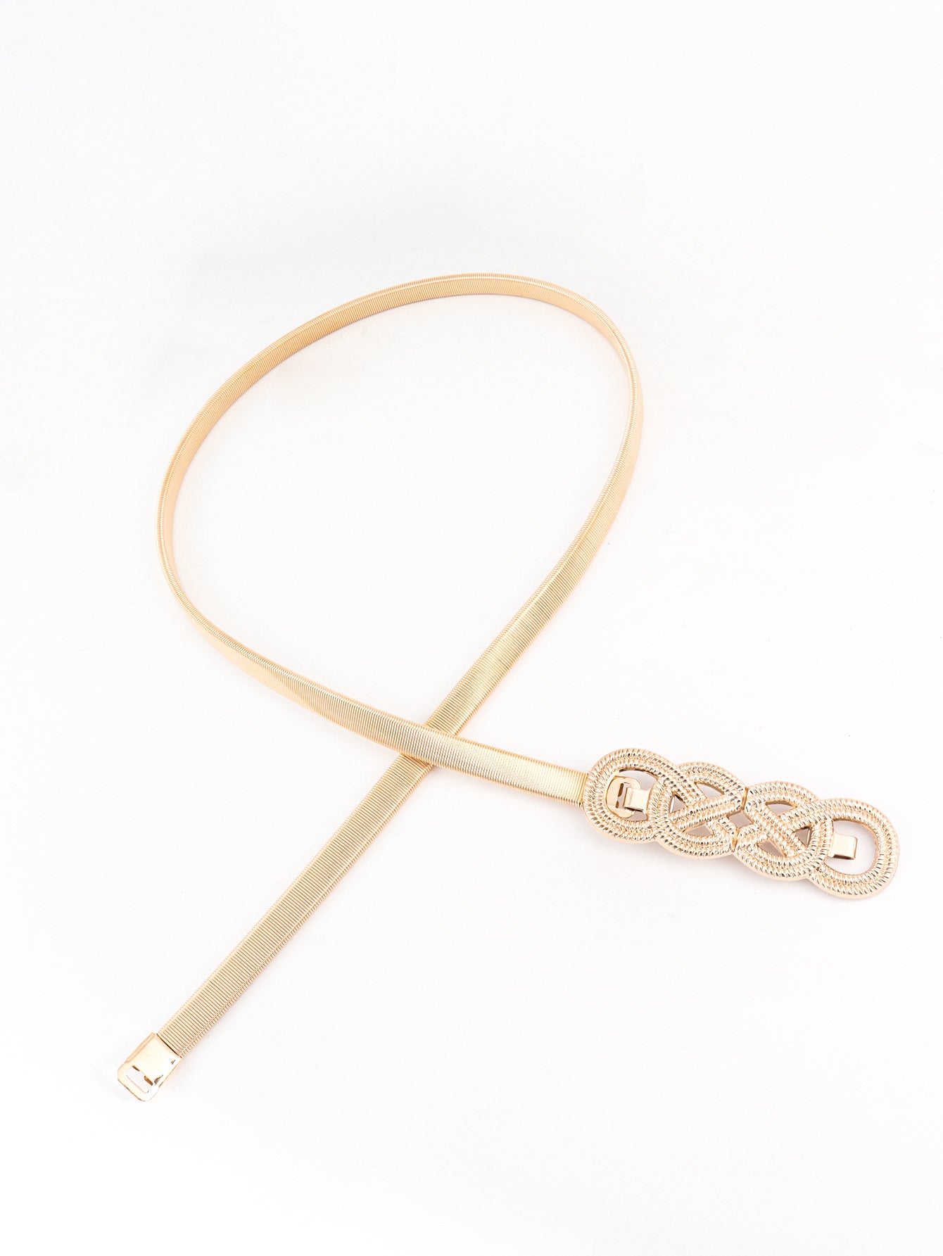 Buy Knot Buckle Metal Belt by Faz