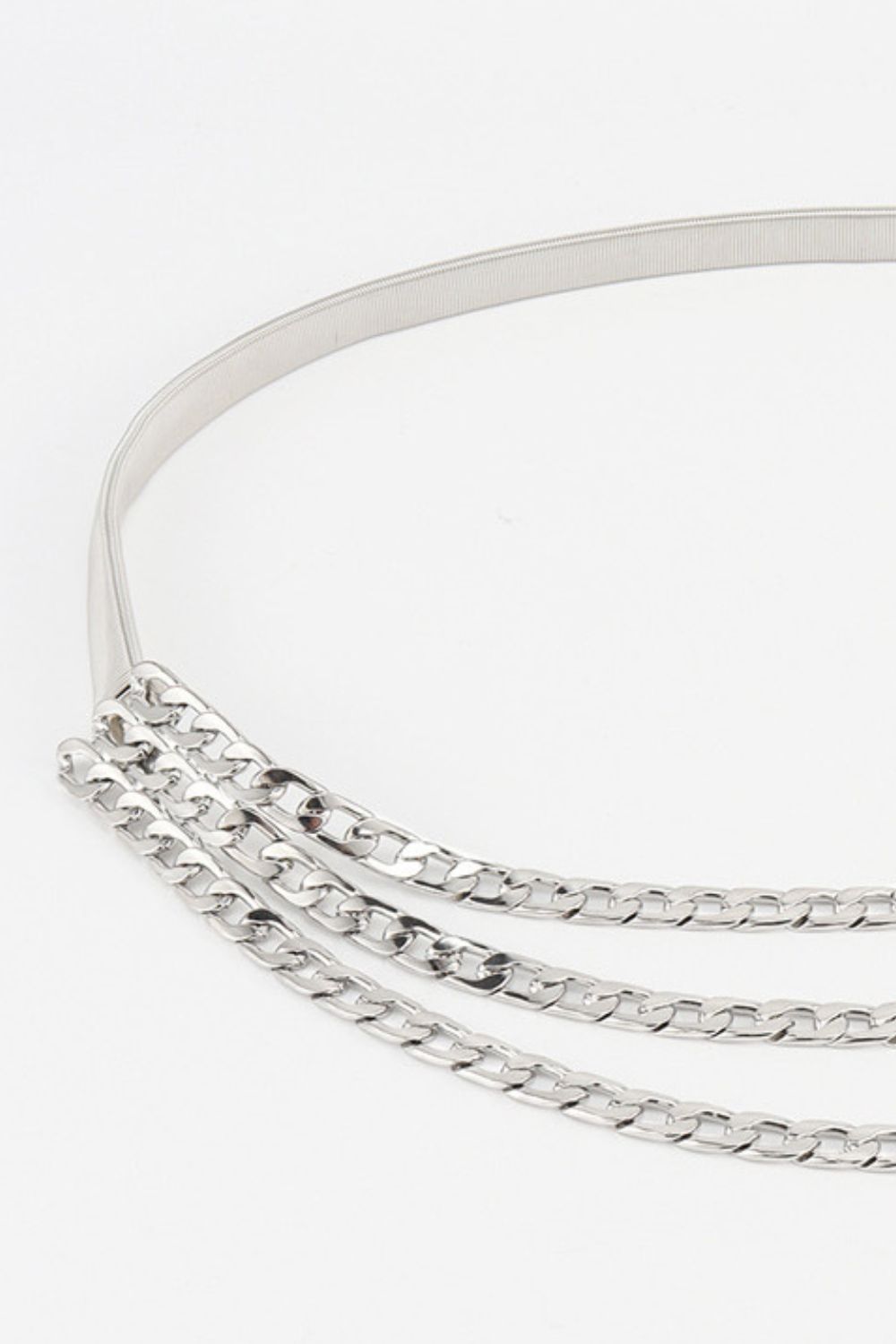 Buy Metal Triple-Layered Chain Belt by Faz