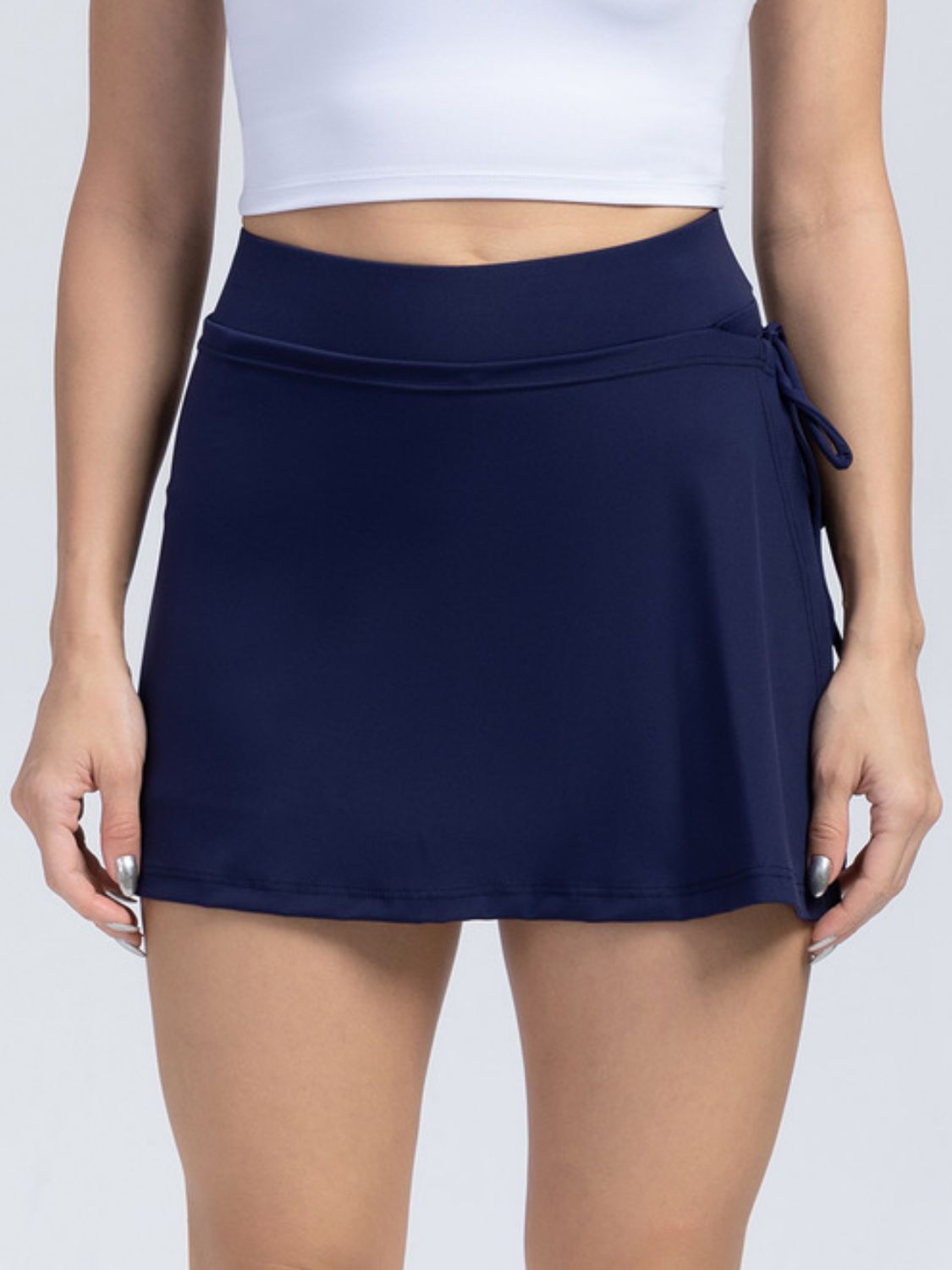 Buy High Waist Active Skort with Pockets by Faz