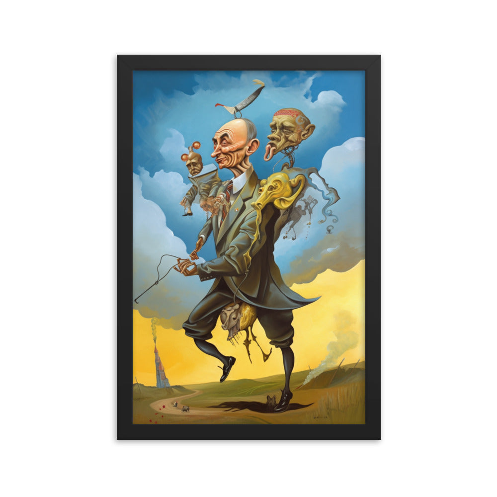 Buy Putin attacking Ukraine Framed poster Wall Art by Faz