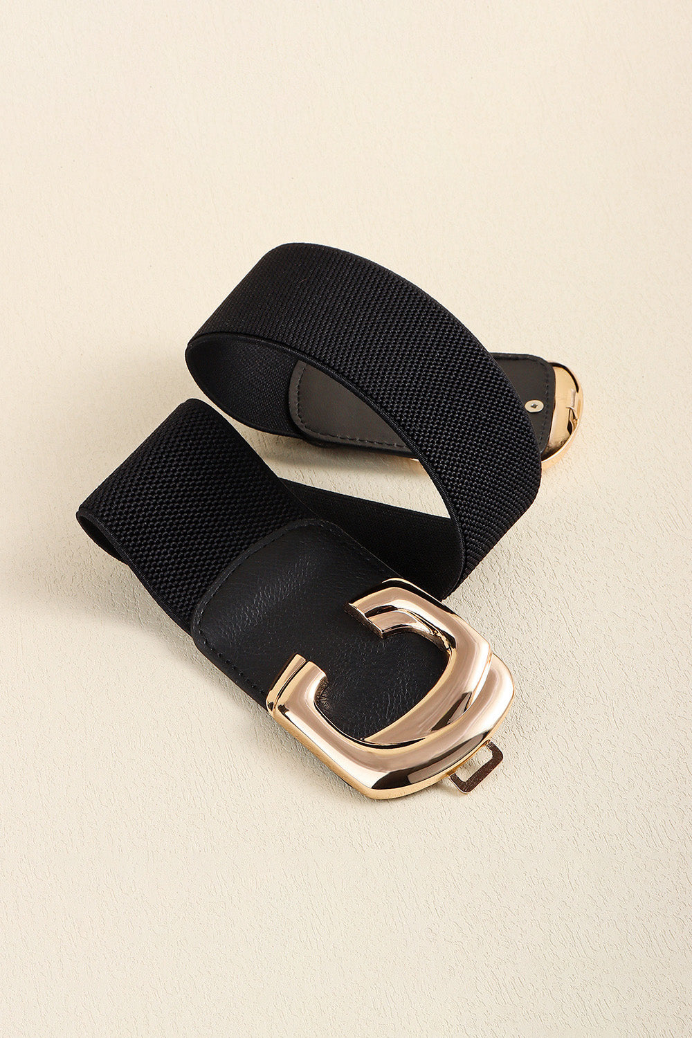 Buy Zinc Alloy Buckle Elastic Wide Belt by Faz
