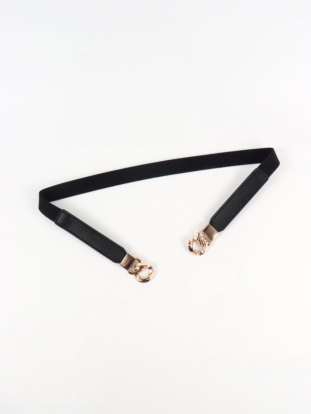 Buy Zinc Alloy Buckle Elastic PU Belt by Faz