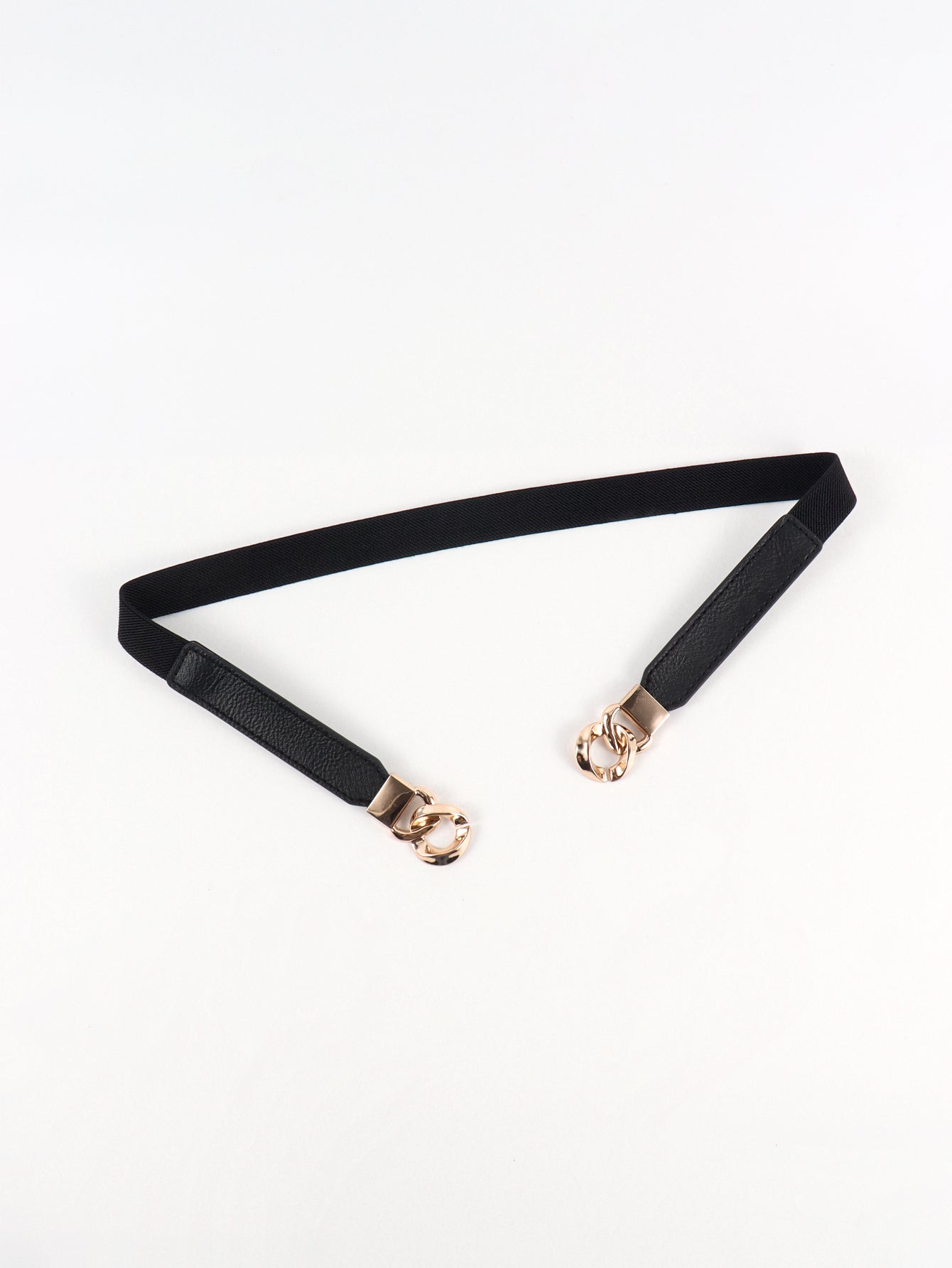Buy Zinc Alloy Buckle Elastic PU Belt by Faz