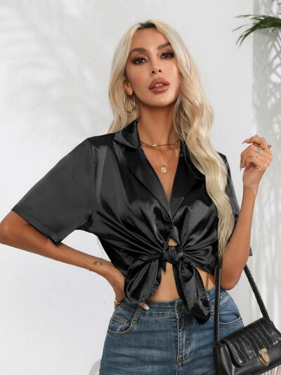 Buy Button Up Collared Neck Shirt by B&S