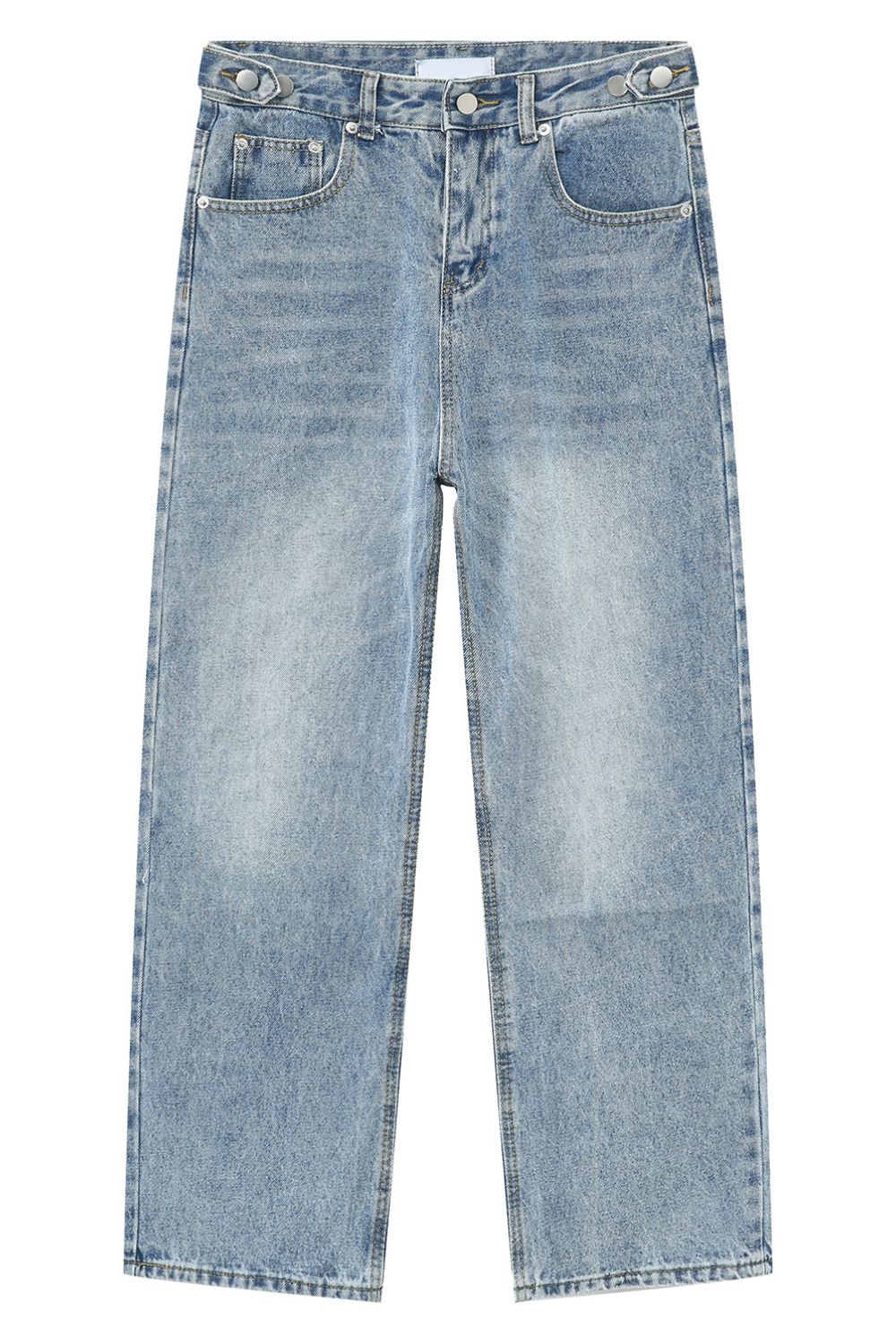 Buy Men's Washed Straight-Leg Jeans by Faz