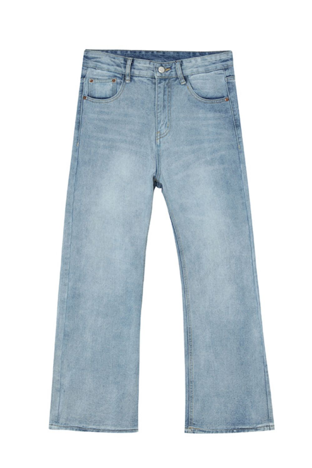Buy Straight Leg Jeans with Pockets by Faz