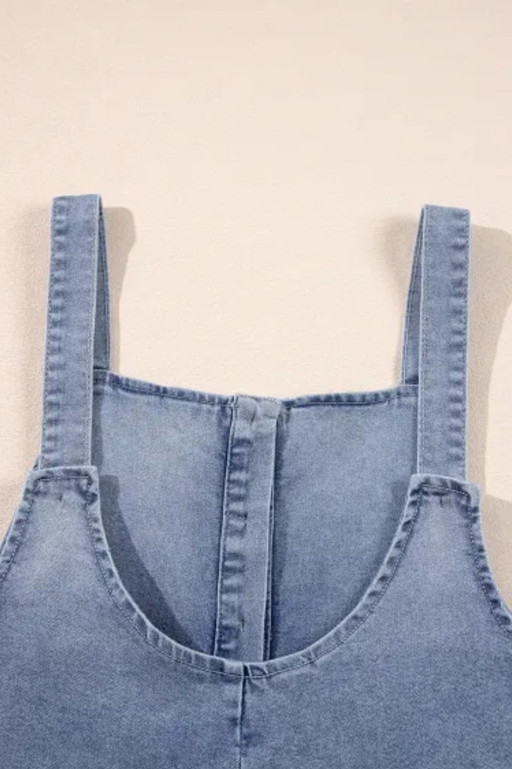 Buy Wide Strap Denim Overalls with Pockets by Faz