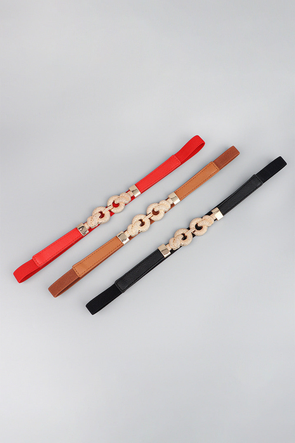 Buy Zinc Alloy Buckle PU Leather Belt by Faz