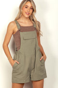 Buy Adjustable Suspender Overalls with Pockets by Faz