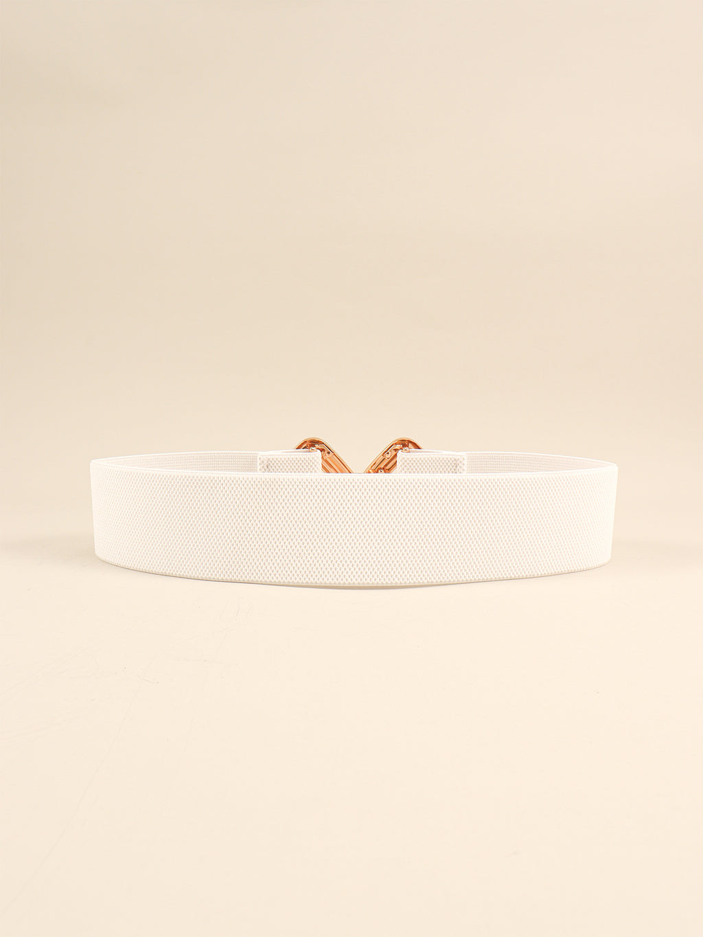 Buy Geometric Buckle Elastic Wide Belt by Faz