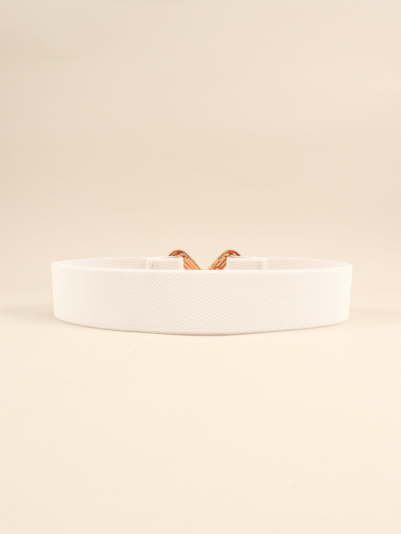 Buy Geometric Buckle Elastic Wide Belt by Faz