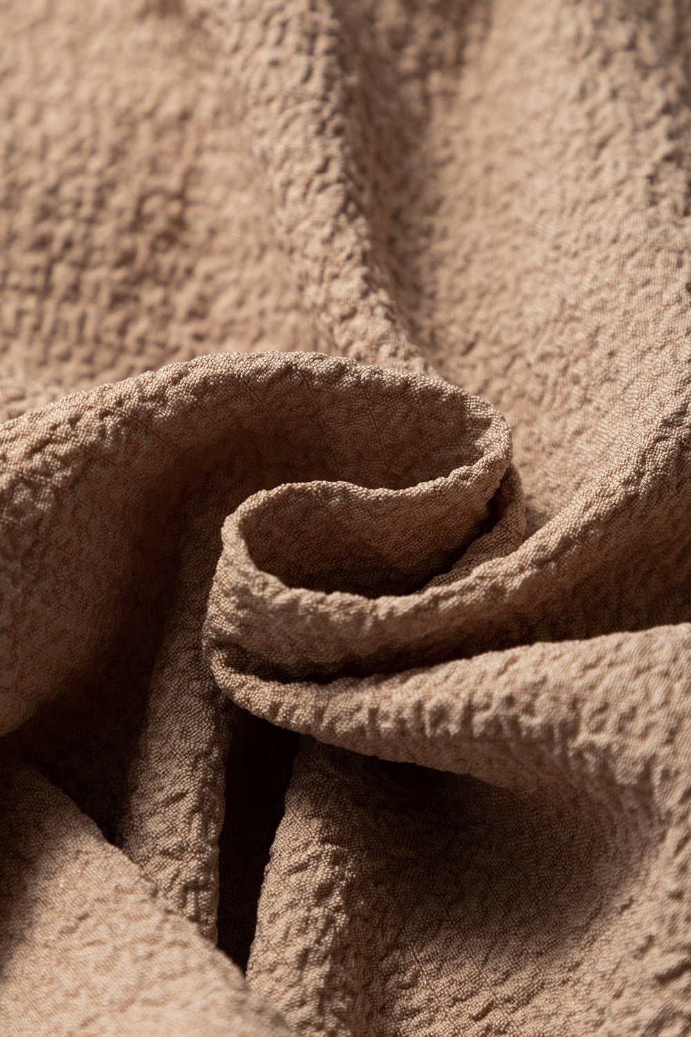 Buy Textured Tiered Edge High Waist Shorts by Faz