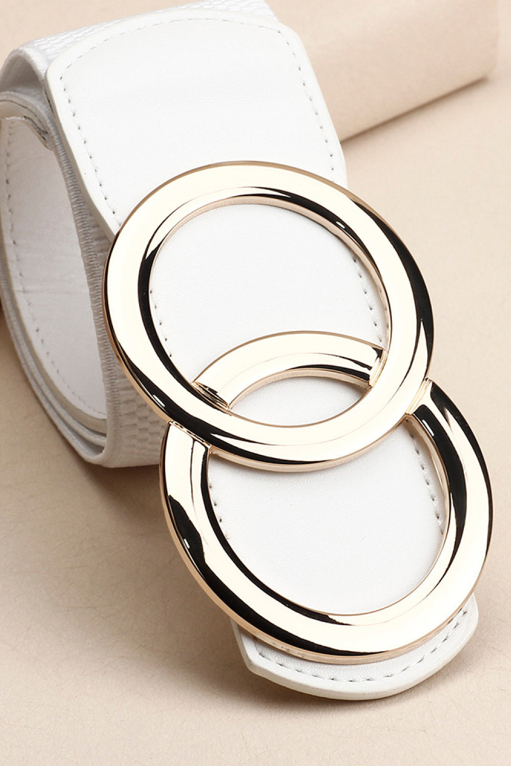 Buy Zinc Alloy Buckle Elastic PU Belt by Faz