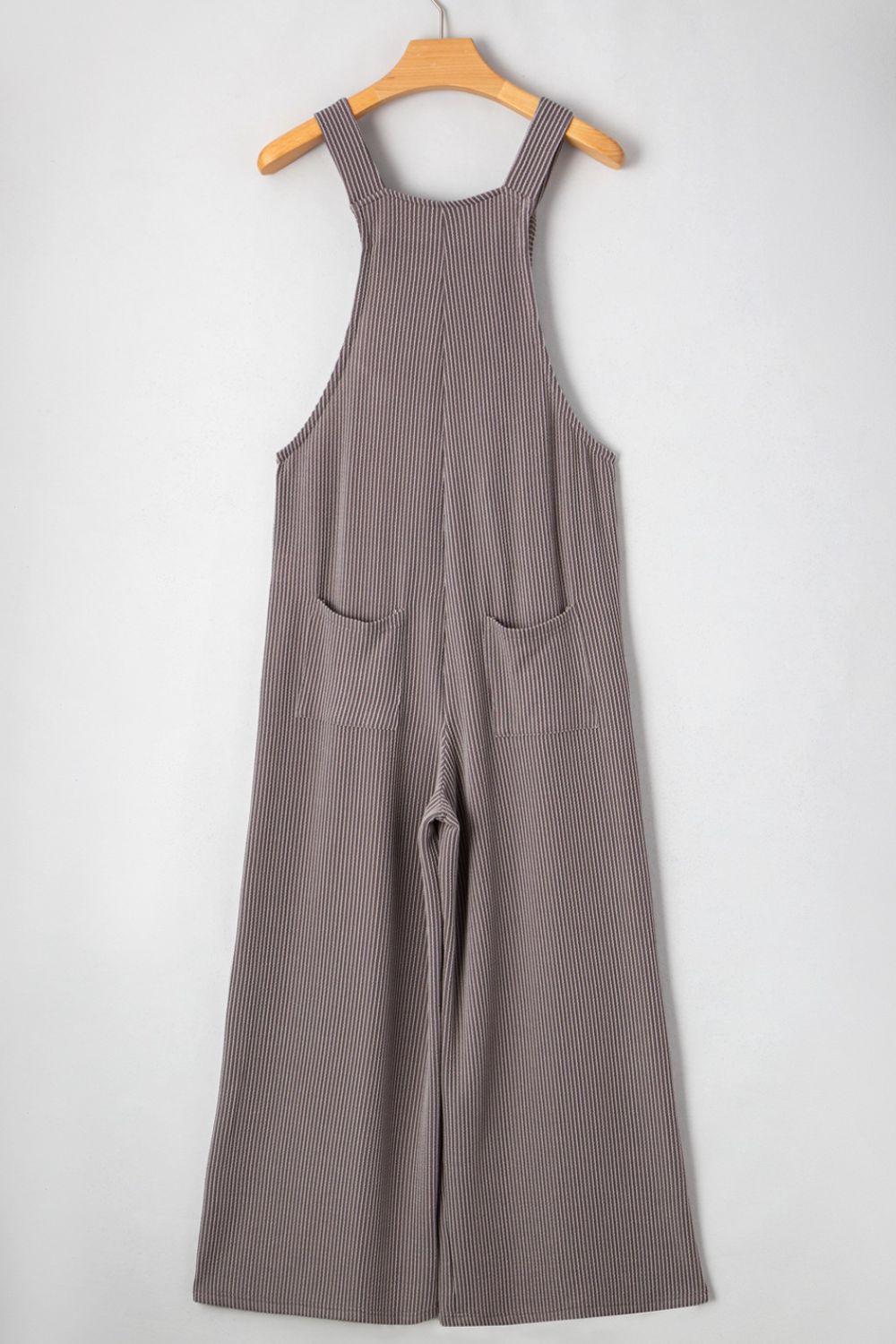 Buy Corded Adjustable Straps Wide Leg Loose Overalls by Faz