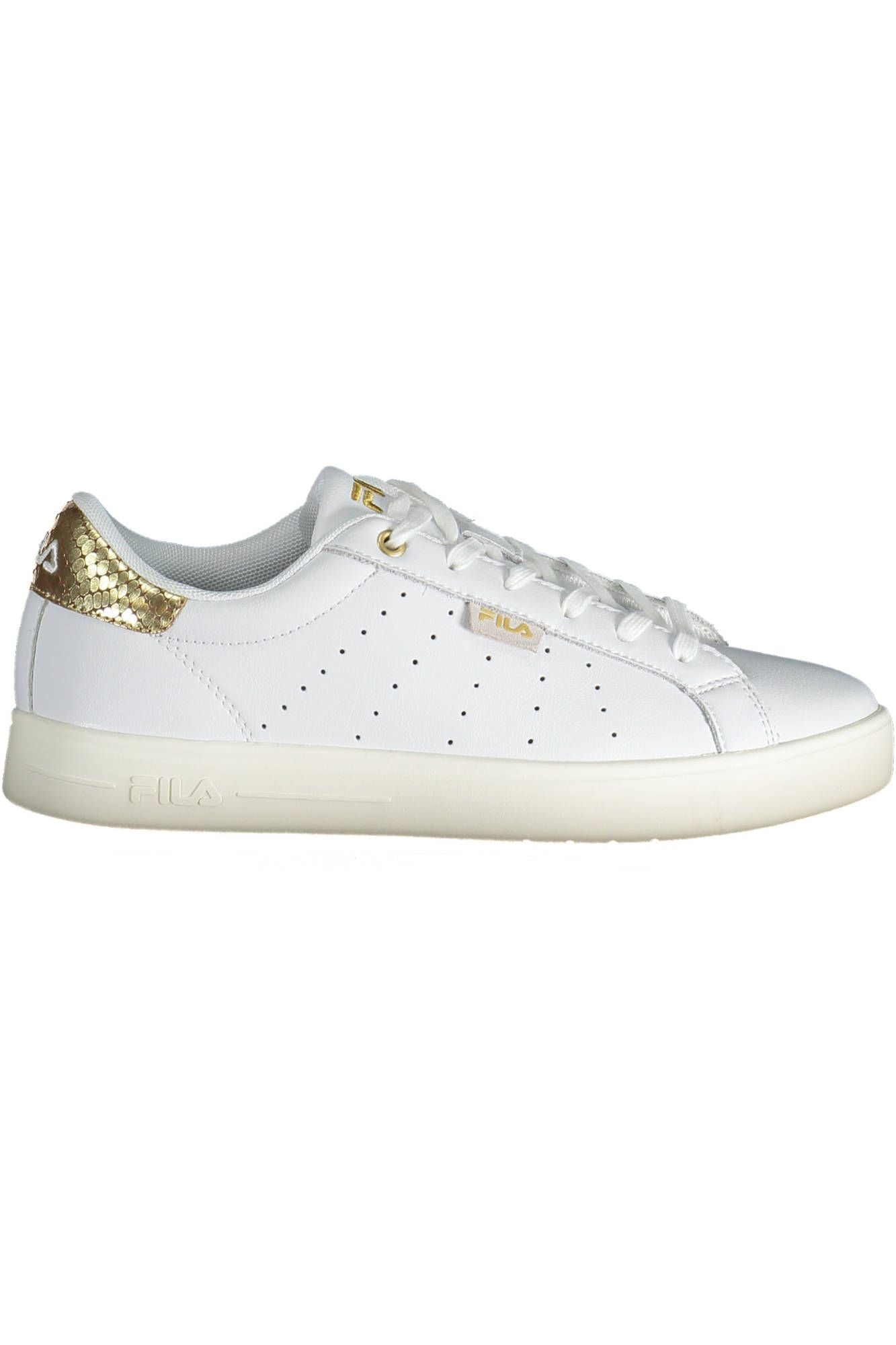 Sleek White Sneakers with Iconic Details