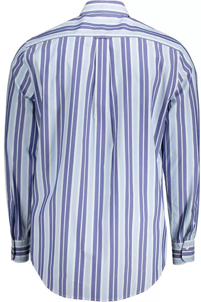 Elegant Light Blue Long-Sleeved Shirt