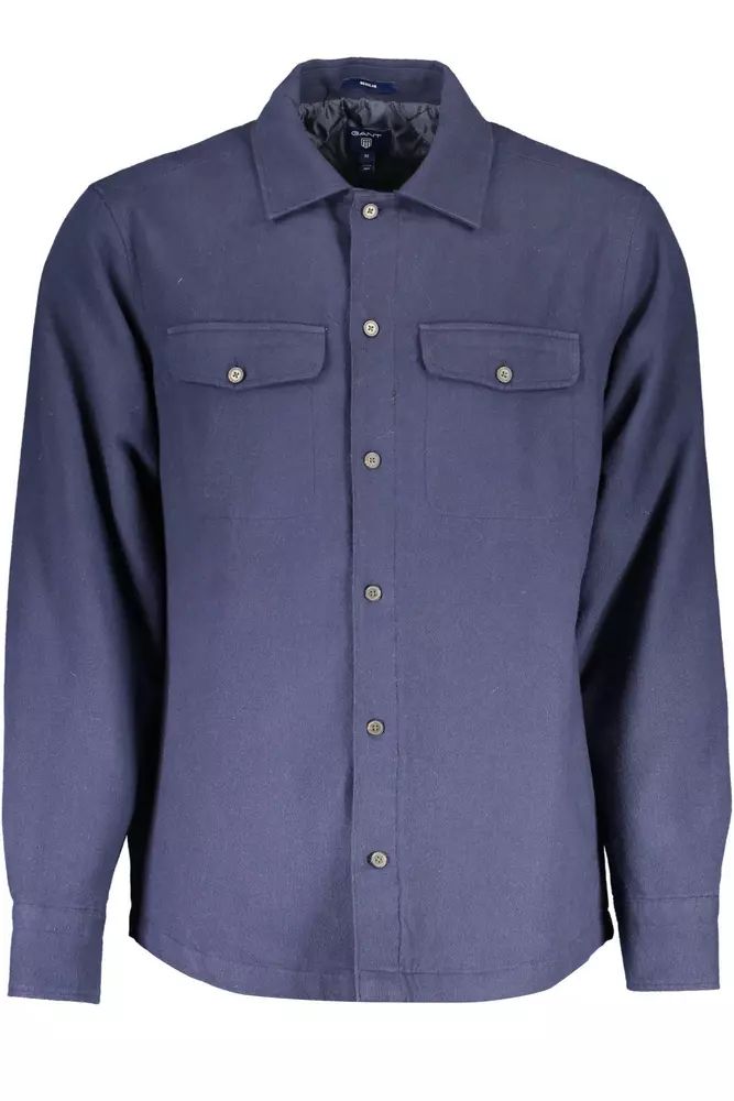 Elegant Cotton Long-Sleeve Men's Shirt