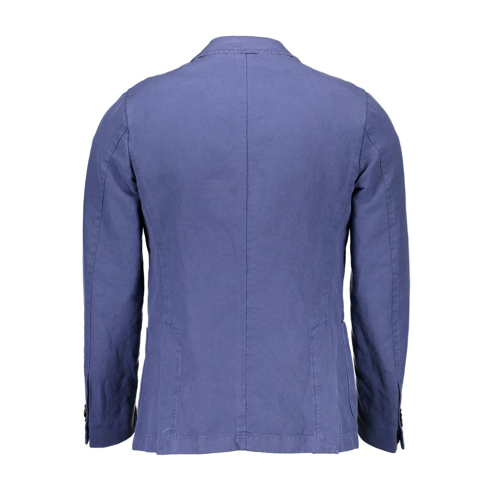 Elegant Long Sleeved Cotton-Linen Jacket