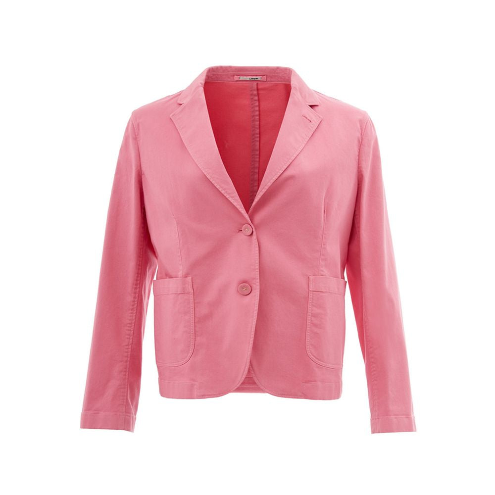Elegant Cotton Pink Jacket