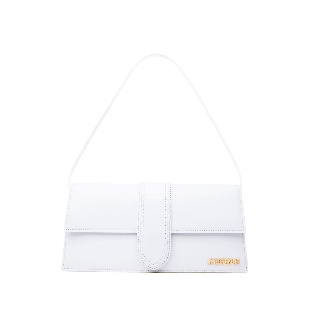 Elegant White Leather Handbag