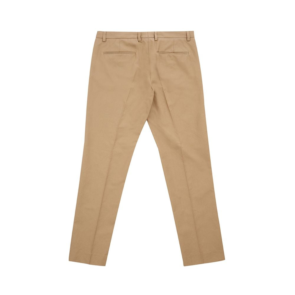 Chic Brown Cotton Pants for Sophisticated Style