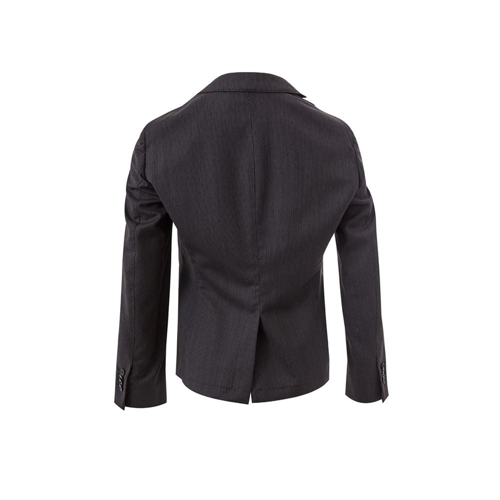 Chic Gray Cotton Jacket for Women