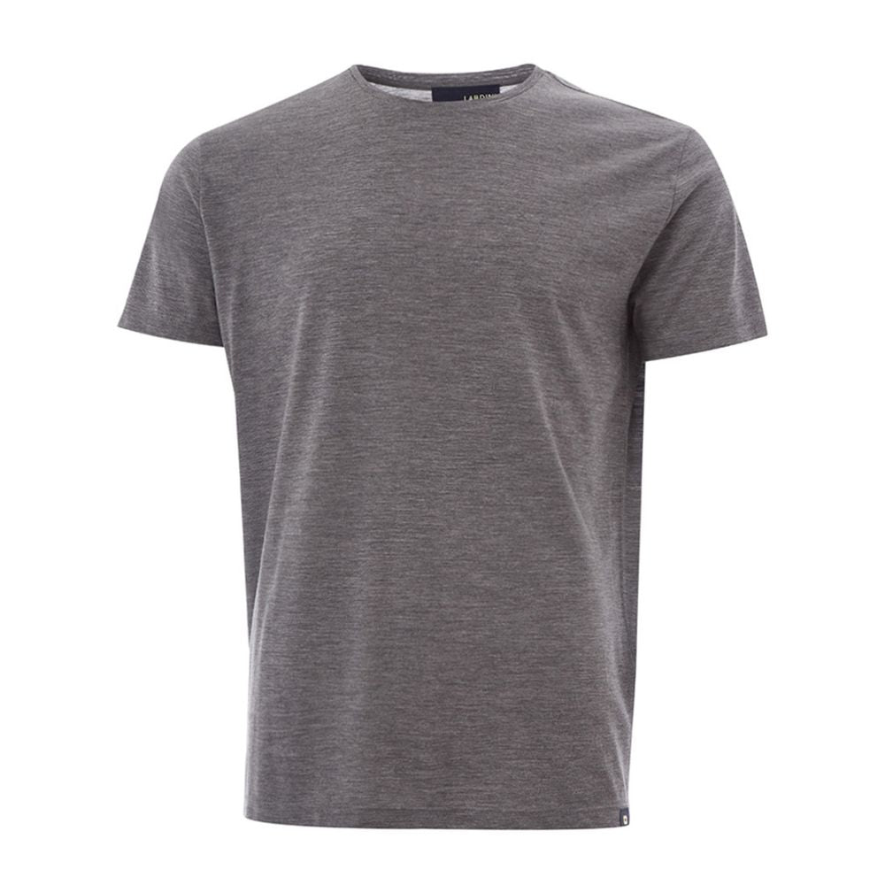 Elegant Gray Wool T-Shirt for Men