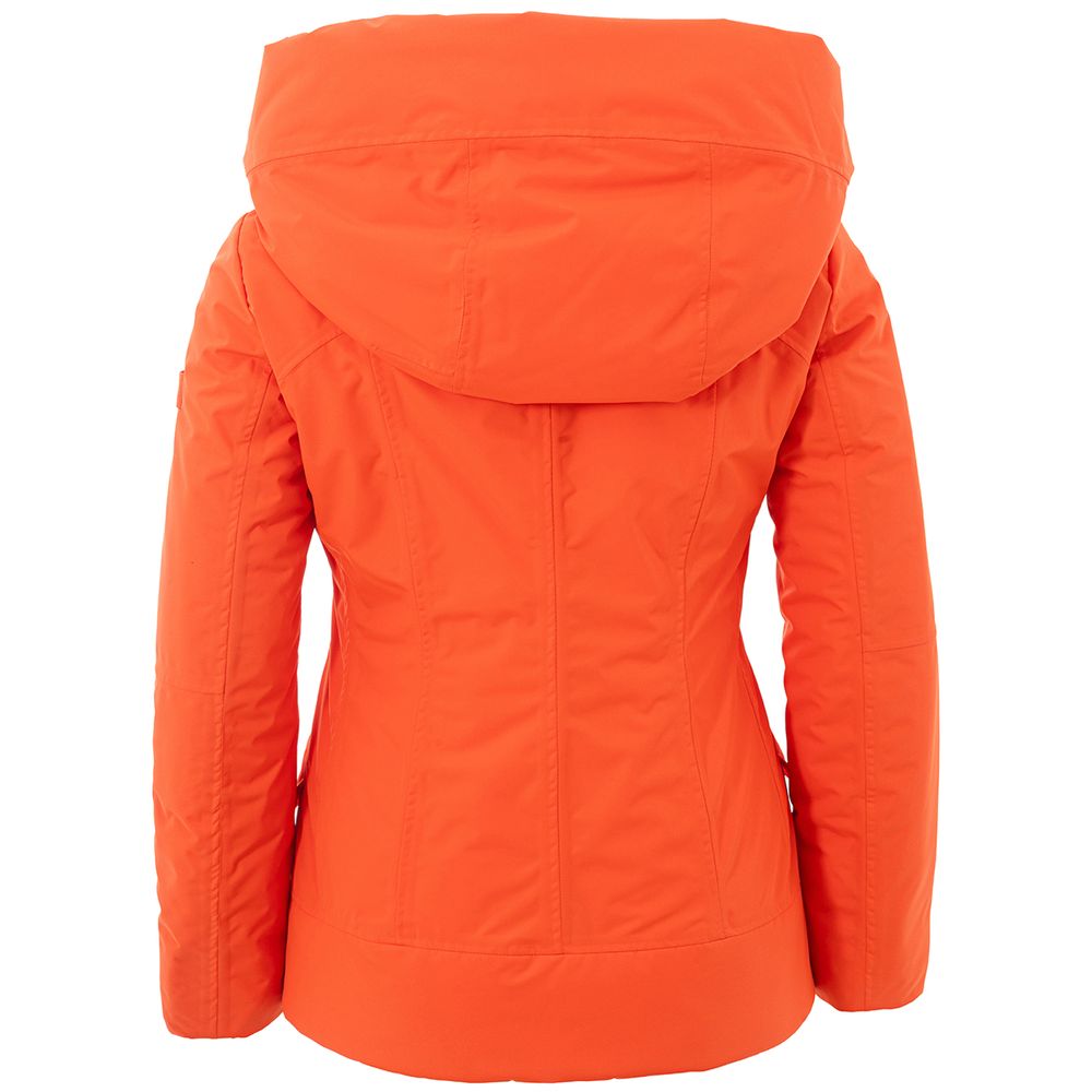 Radiant Orange Polyester Jacket