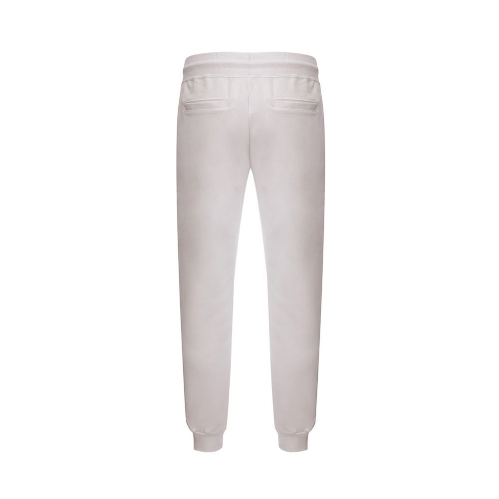 Elevated White Cotton Jeans For Men