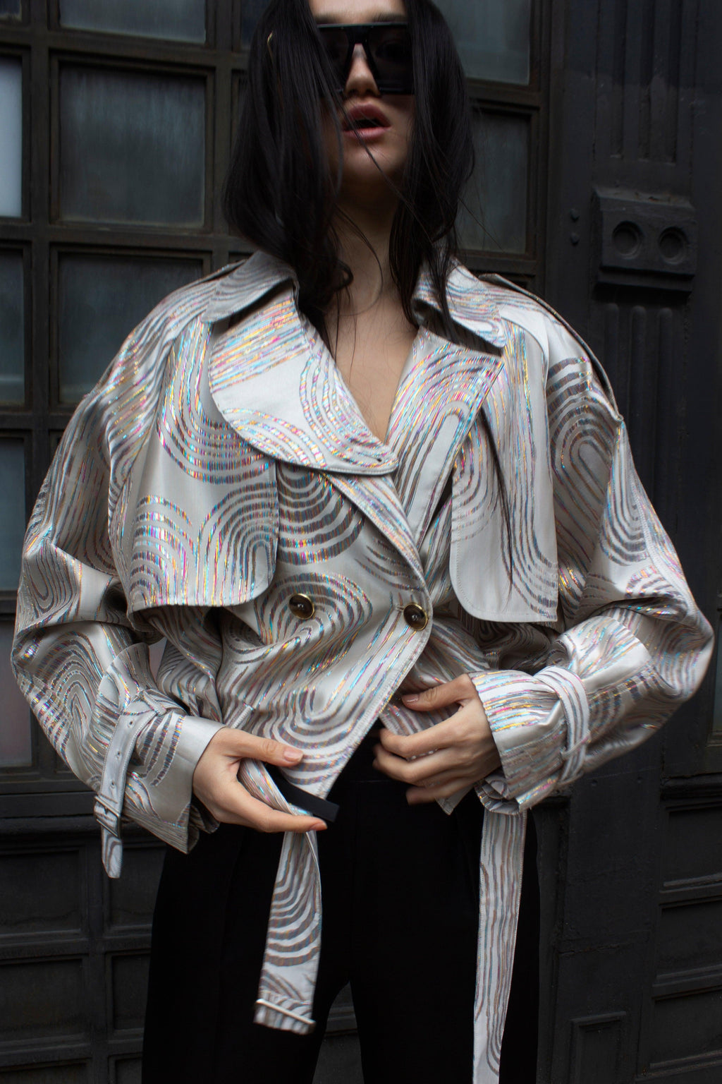 Buy Jacqueline Bomber Jacket in Beige – Stylish Women's Bomber Coat by Le Réussi®