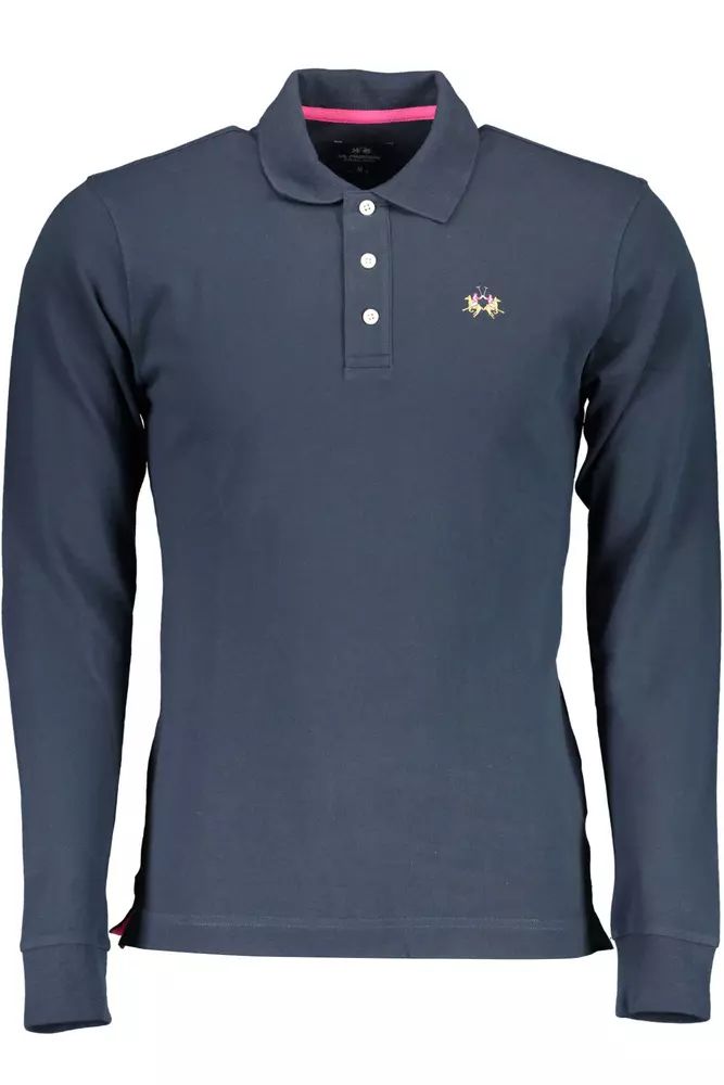Chic Slim Fit Long-Sleeved Polo Shirt