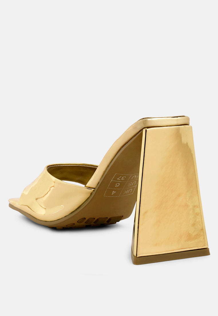 Buy lovebug triangular block heel sandals by London Rag