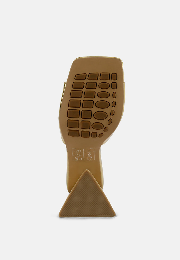 Buy lovebug triangular block heel sandals by London Rag