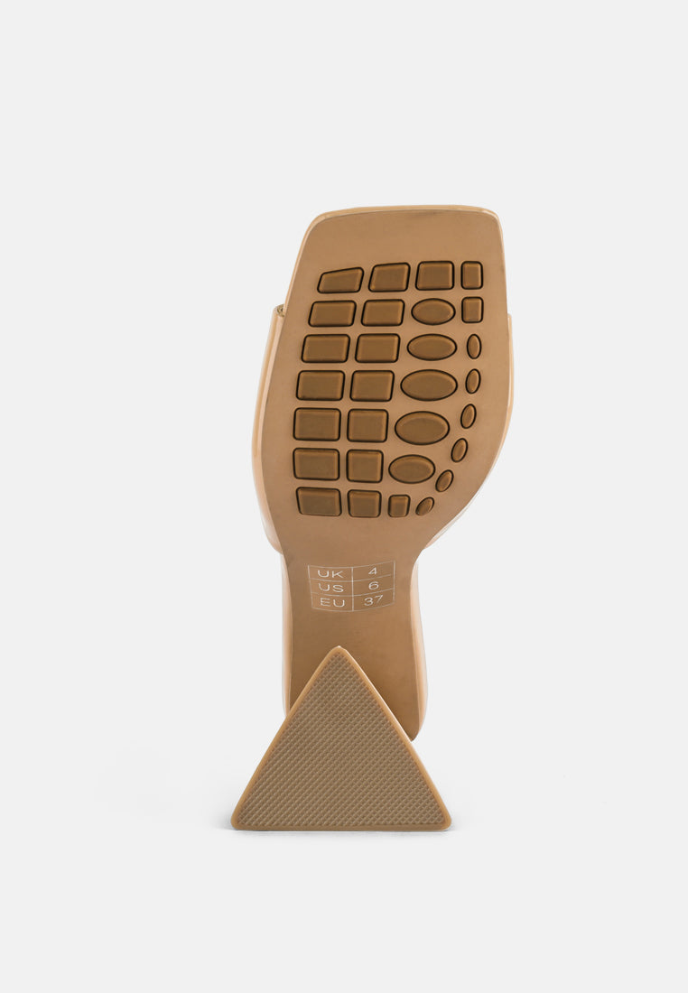 Buy lovebug triangular block heel sandals by London Rag