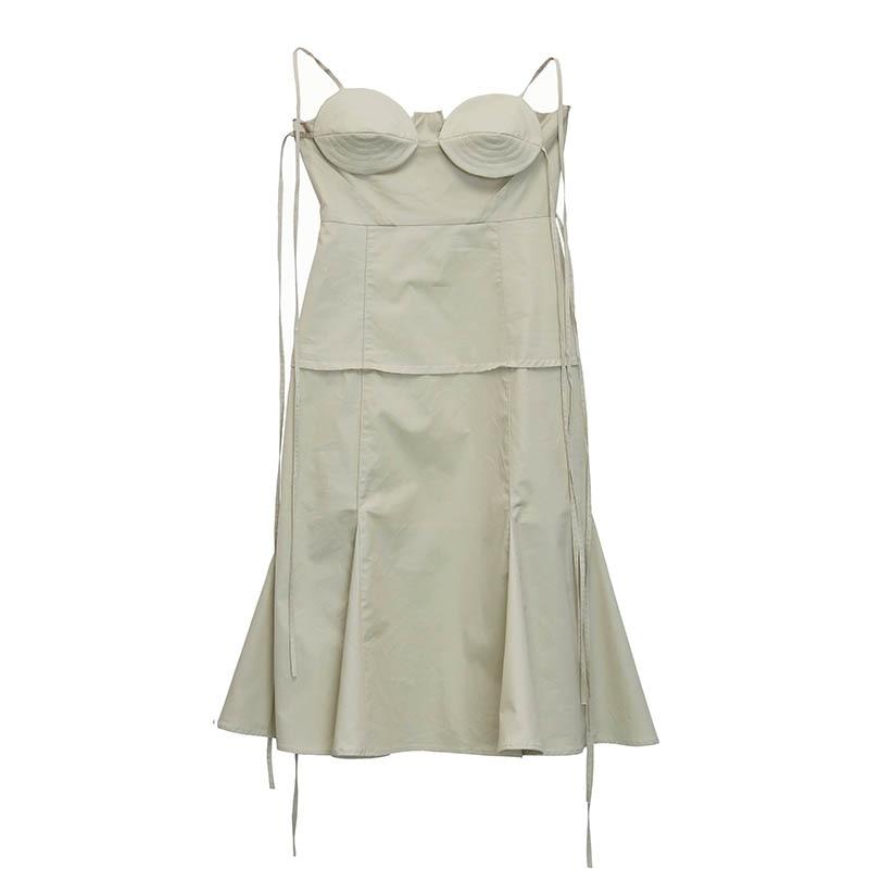 Buy Roku Spaghetti Strap Dress by Marigold Shadows
