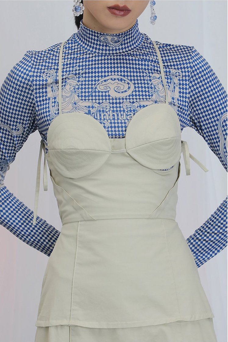 Buy Roku Spaghetti Strap Dress by Marigold Shadows